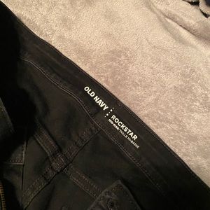 Old navy rockstar black jeans
